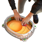Beyblade Burst Quaddrive Cosmic Vector Beystadium Brown Eco Packaging Battle Arena Set