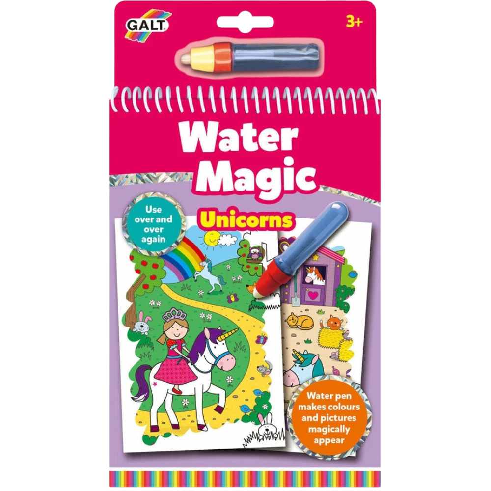 Galt Toys Water Magic Pads Mess-Free Reusable Colouring Activity Book for Children Ages 3+
