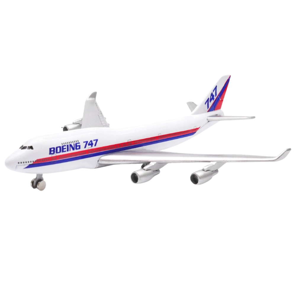 Welly Boeing 747 Aviation Airport Play Set 1:500 Scale Diecast Model Airplane Toy
