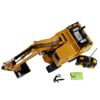 Remote Control Construction Digger RC 50CM Working Lights 360° Revolve Kids Toy