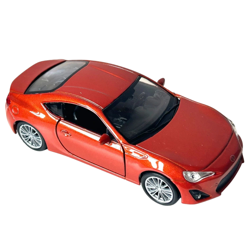 Welly Scion Fr-S Orange Diecast Japanese Sports Car Model Toy 1:34-1:39 Scale Collectible