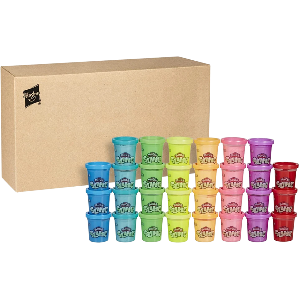 Play-Doh Slime 30 Can Pack Assorted Rainbow Colours Non-Toxic Kids Craft Toy 3+