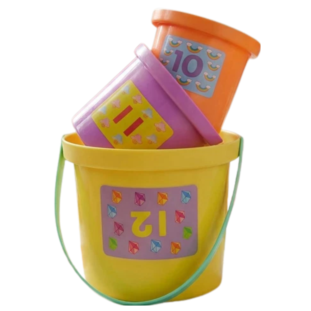 Baby Stacking Cups Unicorn Toy 12+ Months Nesting Shape Sorter Toddler Bath Play Set Games