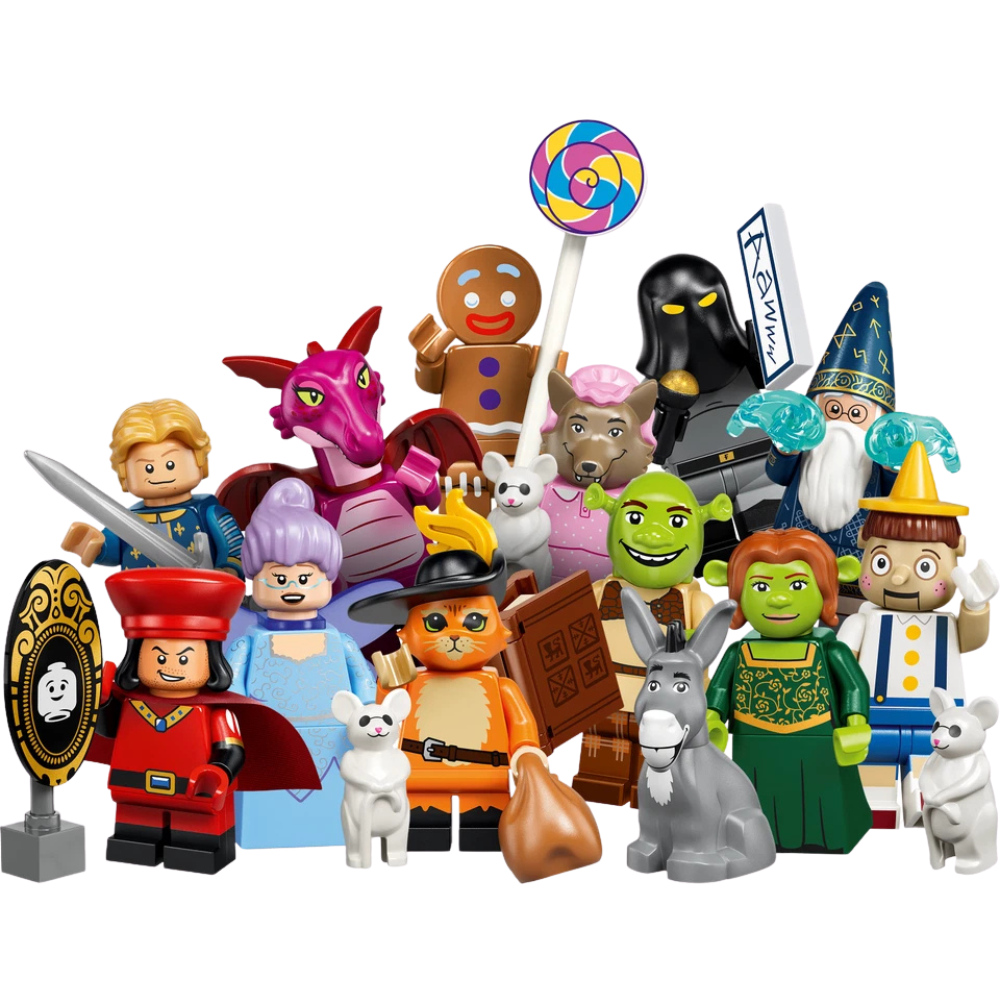 Lego Shrek Series Minifigures 71053 Sealed Box of 36 Collectible Character Figures