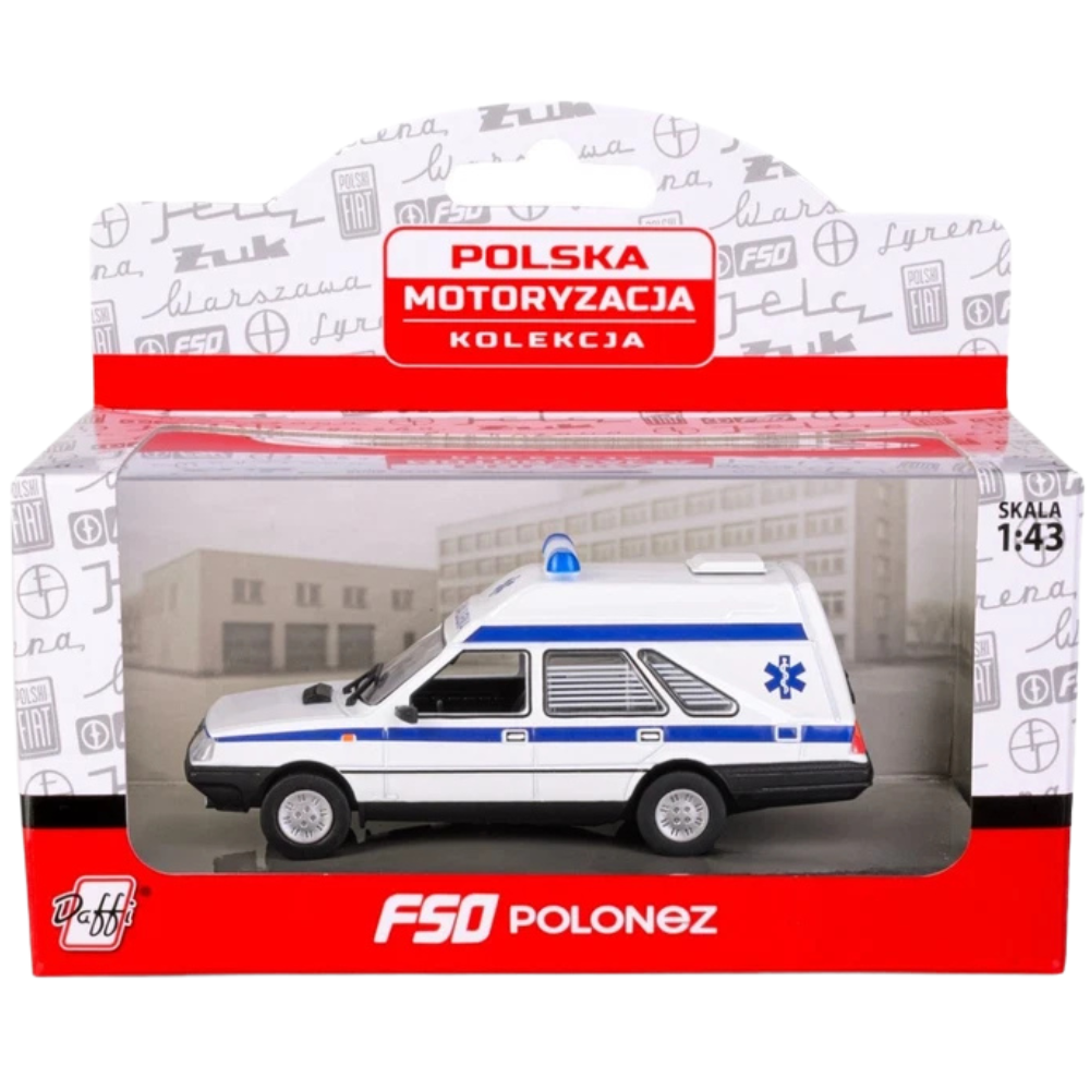 Daffi Polonez Cargo Ambulance Diecast Model Car Toy 1:43 Scale Polish Classic Vehicle