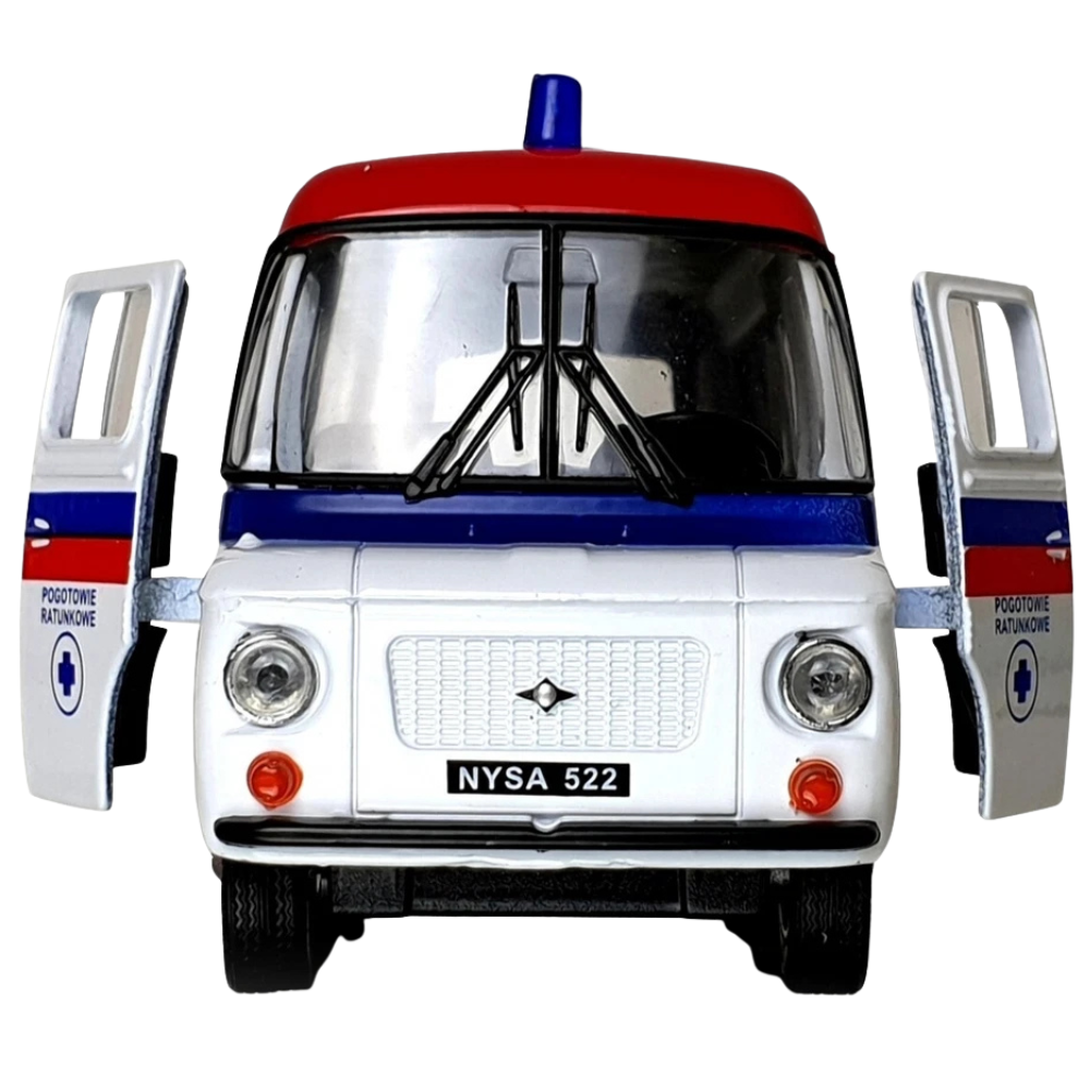 Welly Nysa 522 Polish Ambulance 1:34–1:39 Scale Diecast Classic Car Model Toy