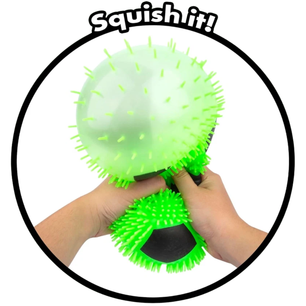 Abeec Giant Jiggly Football 7-Inch Squishy Stress Relief Sensory Fidget Toy for Kids Adults