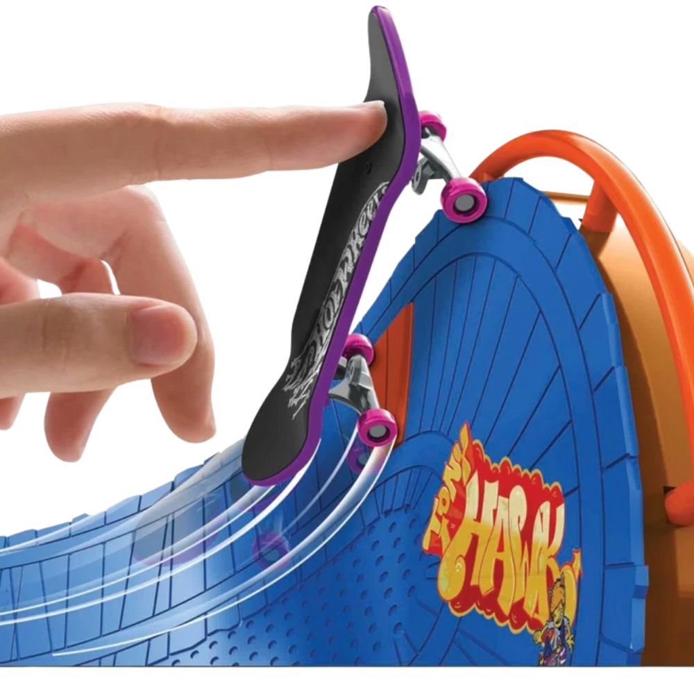Hot Wheels Tony Hawk Skate Amusement Park Set Fingerboard Skate Shoes Ramps and Sounds