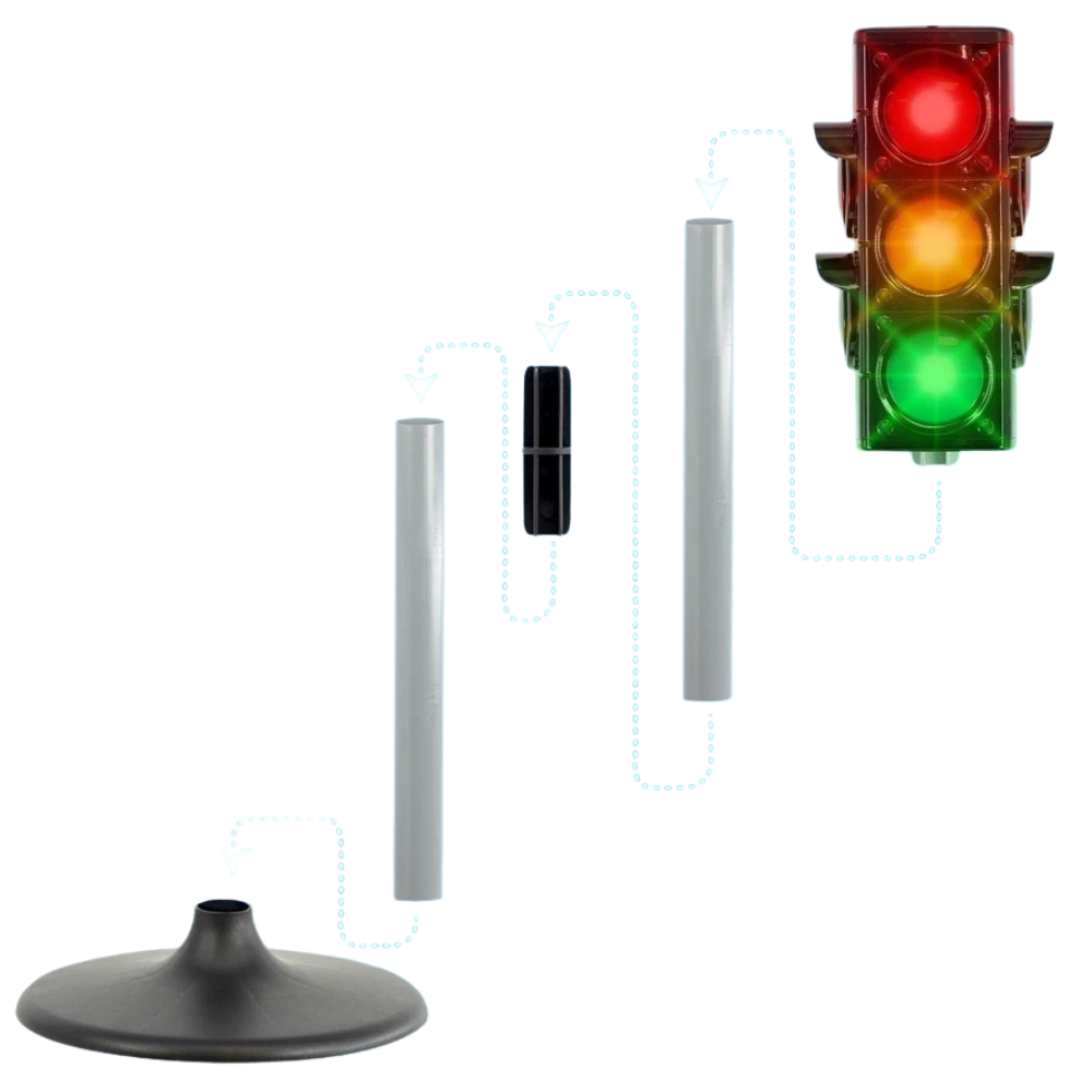 Kids Road Safety Traffic Light with Sounds & Lights Educational Role Play Toy