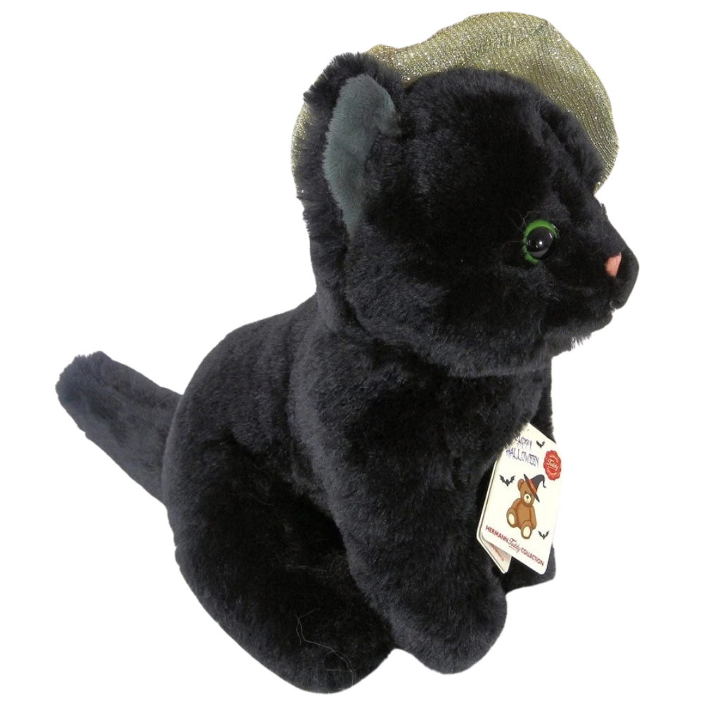 Teddy Hermann Halloween Witch Cat Plush Soft Toy Spooky Teddy Gift 94613 Bnwt Cute Cuddly Toy
