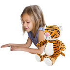 Abeec Supersoft Tiger Teddy Bear Plush Toy for Babies Kids Cuddly Gift Newborn Baby Cuddle