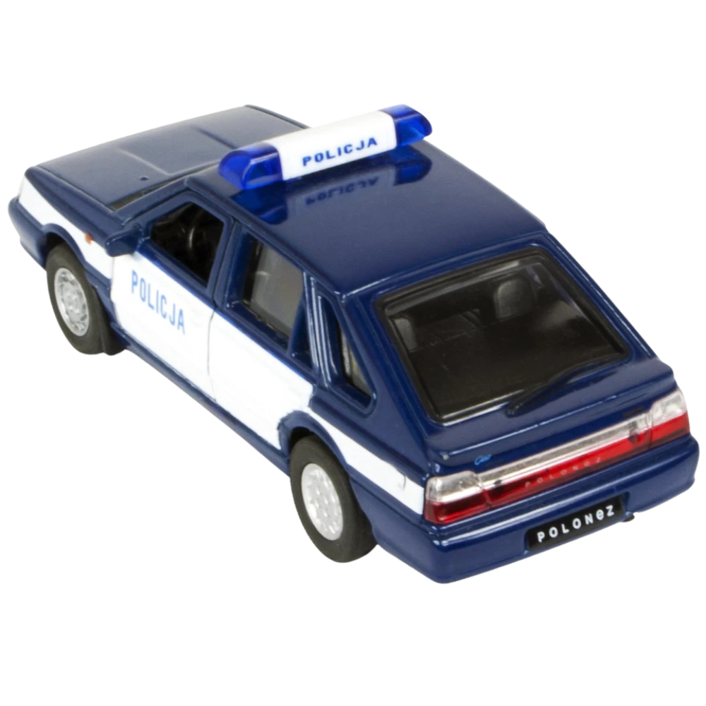 Welly Polonez Caro Plus Polish Police Car Diecast Model Toy 1:34-1:39 Scale Collectible