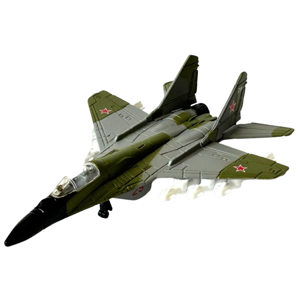 Maisto Mig-29 Fulcrum Fighter Aircraft Diecast Model Toy 1:100 Scale Military Plane Collectible