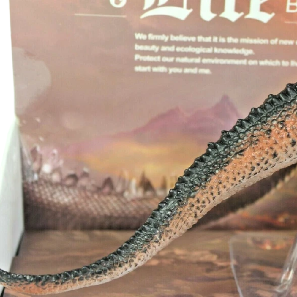 13 Inch Carnotaurus Dinosaur Toy, Soft Rubber Jurassic Dino Figure Gift for Kids 3+