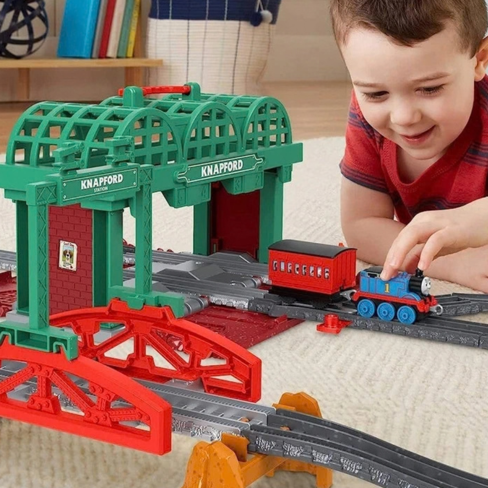 Thomas & Friends Knapford Station Push Along Train Track Playset Kids Toy 3+