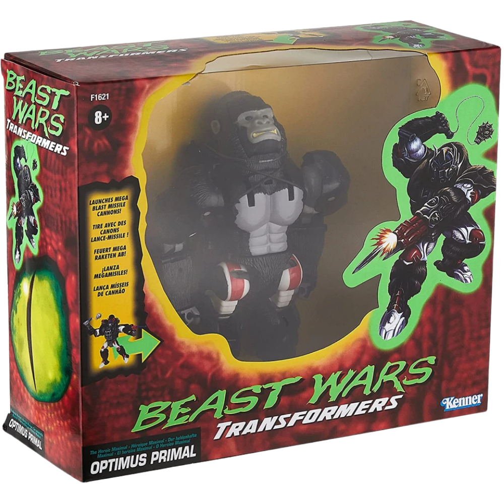 Transformers Kenner Beast Wars Optimus Primal Action Figure Transforming Kids Toy