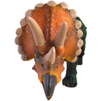 17 Inch Triceratops Dinosaur Toy, Soft Rubber Realistic Jurassic Figure Gift for Kids