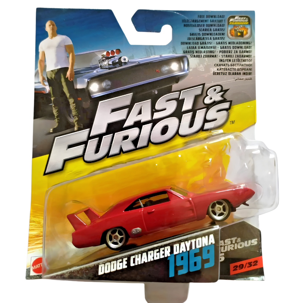 Hot Wheels Fast & Furious Retro Car 1:55 Die-Cast Fcf35 Assortment Dodge & Ford