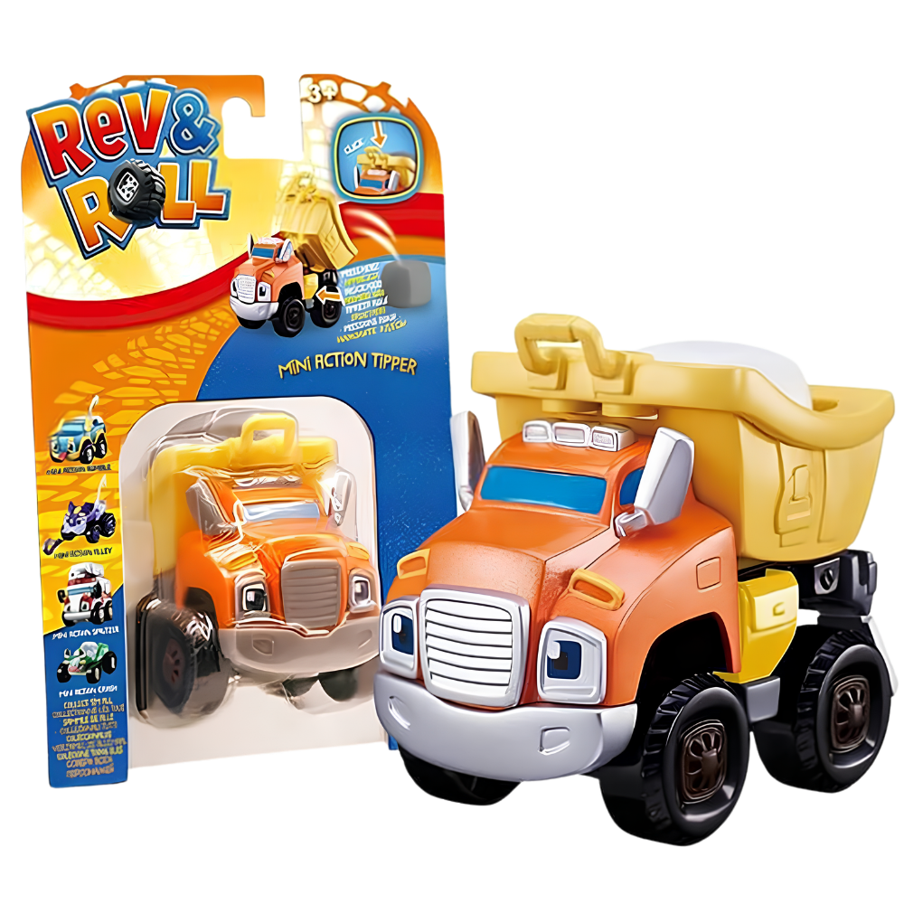 Rev & Roll Mini Action Trucks & Cars Best Buddies Motorised Power Tech Vehicles Choose Model