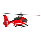Daffi Polish Fire Brigade Airbus Ec135 Helicopter Diecast Model Toy 1:100 Scale Collectible