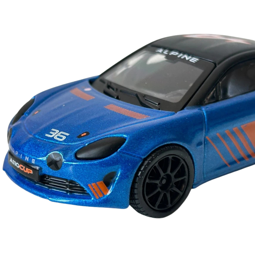 Bburago Alpine A110 Cup 2018 No. 36 French Racing Rally Diecast Car Model 1:43 Scale Toy
