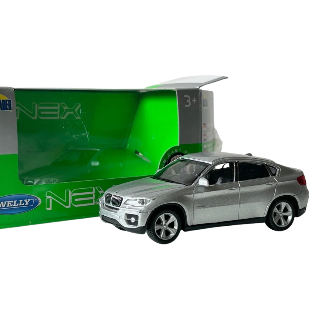 Welly BMW X6 Diecast Model Car German Luxury SUV Toy Silver