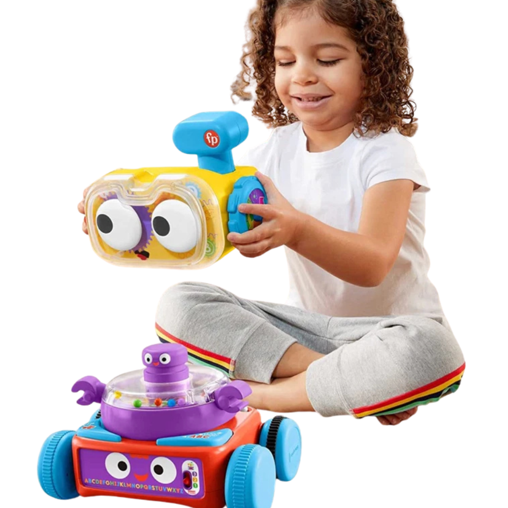 Fisher-Price 4-in-1 Ultimate Learning Bot Electronic Activity Toy Music Lights Baby Kids