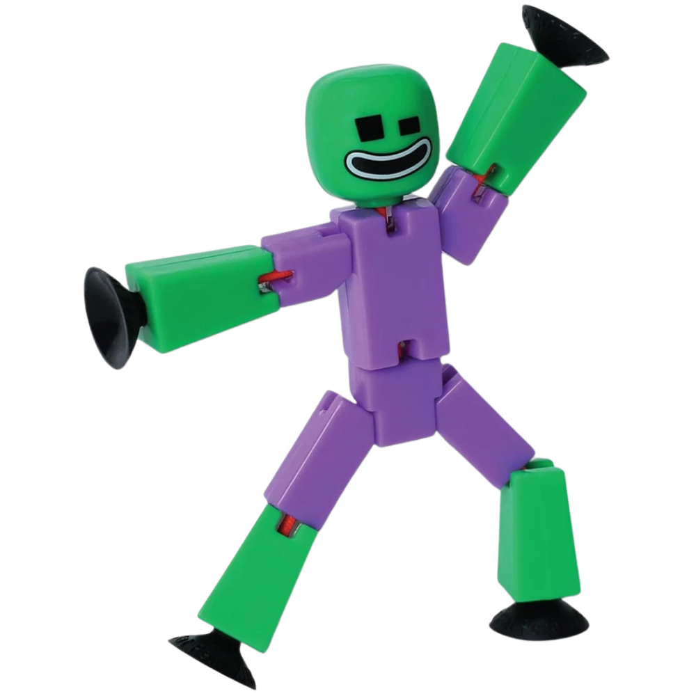 StikBot 3 Pack Crazy Faces Poseable Figures Hilarious Stop Motion Animation Toys for Creative Storytelling & Fun