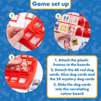 Abeec Who's My Good Dog Guessing Game Kids Family Board Game Gift for Age 5+ Fun Game!!