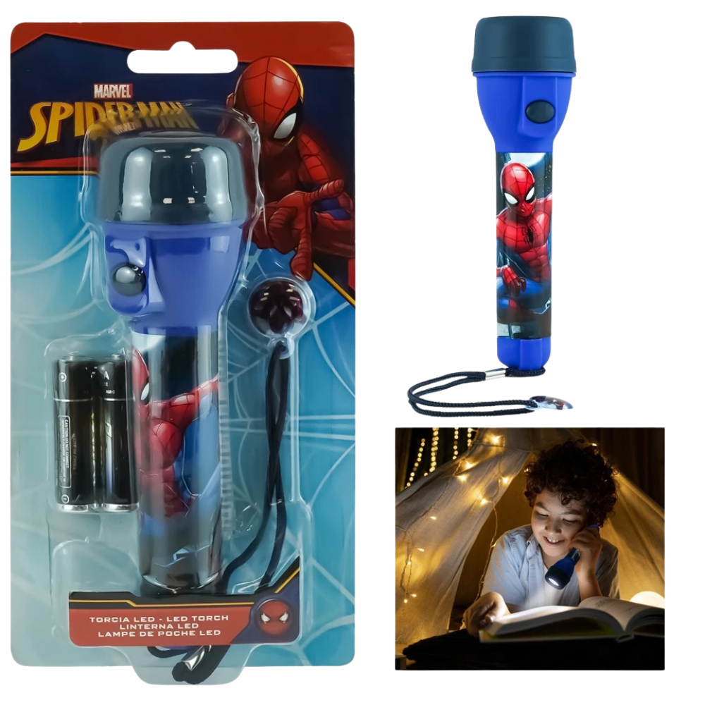 16cm Kids LED Flashlight Torch Long Range Searchlight