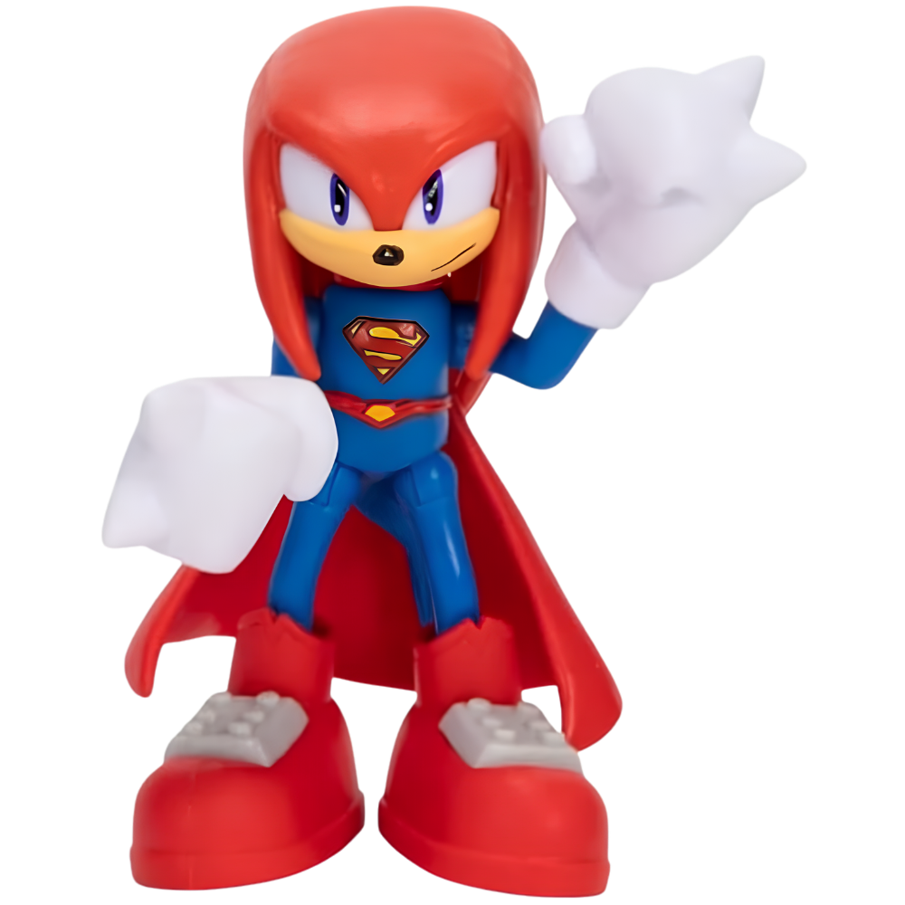 Dc X Sonic the Hedgehog Knuckles as Superman 2.5" Action Figure Jakks Pacific New Collectible Toy