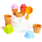 Toyland Bluey & Bingo 14 Piece Bucket Scoop Set with Ice Cream Cones Beach Toys