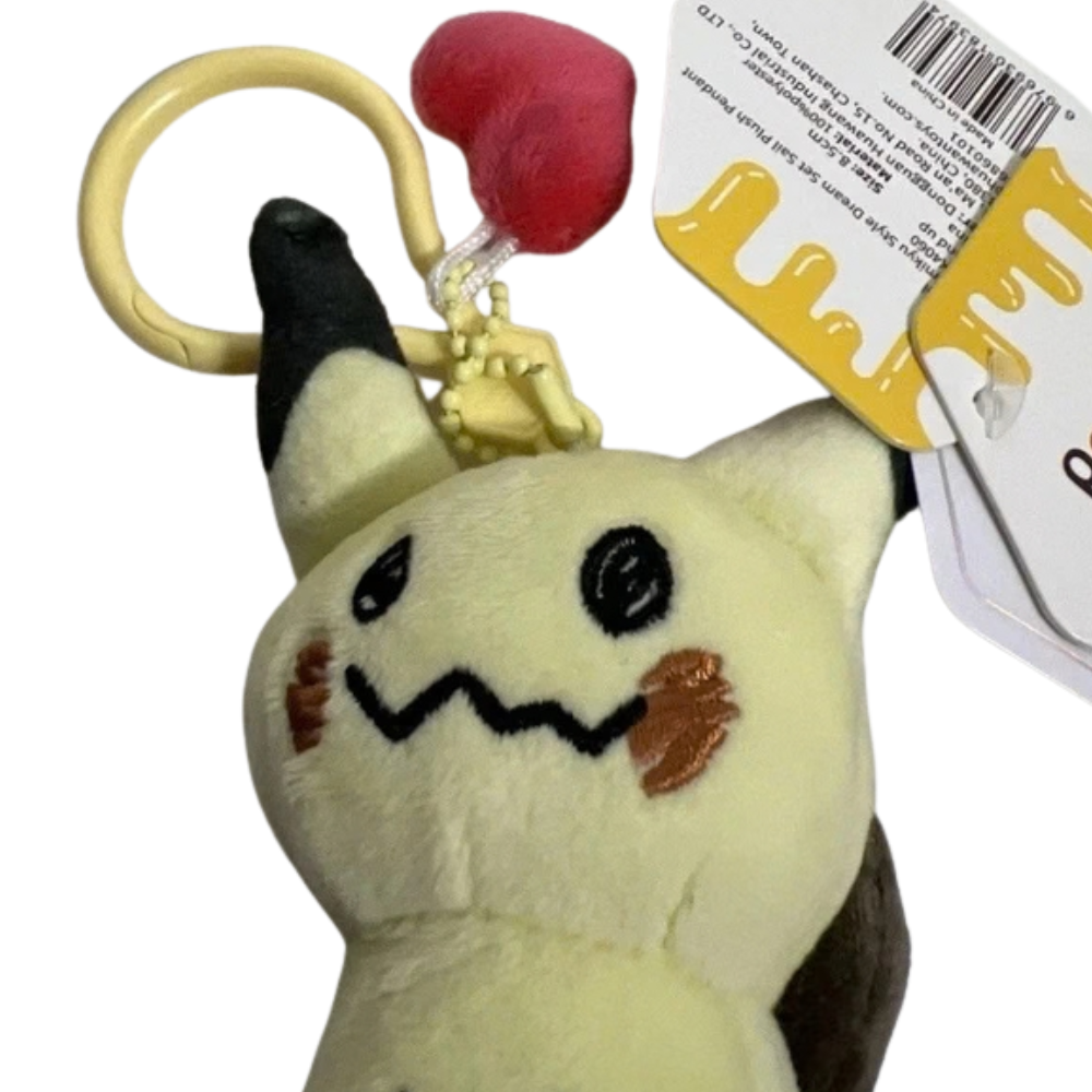 Pokémon Mimikyu Plush Dangler Keyring 12cm Soft Toy Teddy Backpack Gift