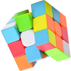 3x3 Speed Cube Magic Puzzle Toy Stickerless Smooth Fast Turning Cube for Kids Adults
