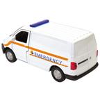 Welly Volkswagen T6 Transporter Emergency Van Diecast Model Toy 1:34–1:39 Scale Collectible