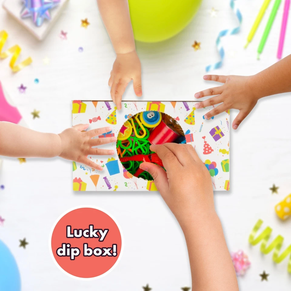 150 Piece Party Bag Filler Box Kids Birthday Party Favour Set Toys & Fun Gift Collection
