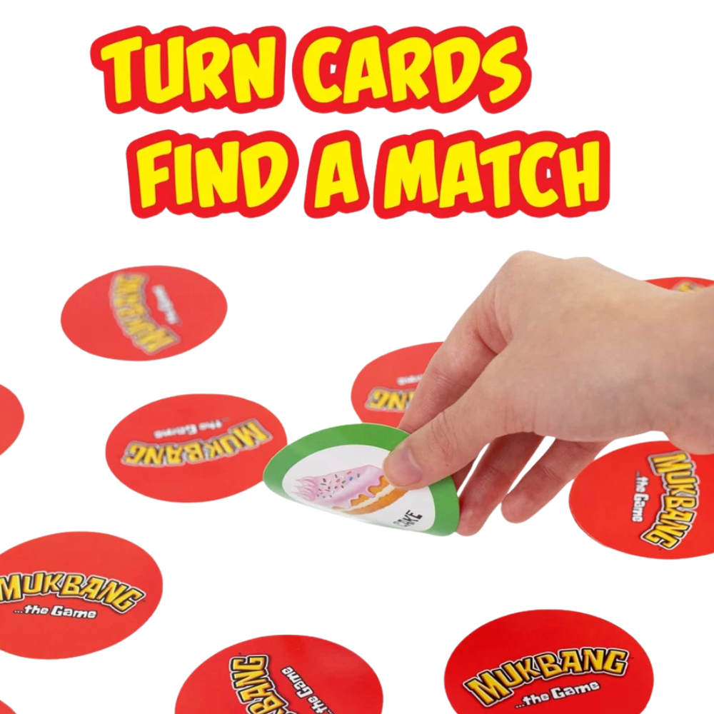 Mukbang the Game Randomizer Burger Button Sound Game Funny Family Party Game for Kids