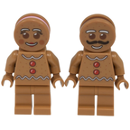 LEGO Gingerbread Man Woman Minifigures Winter Village Christmas Genuine Figures New