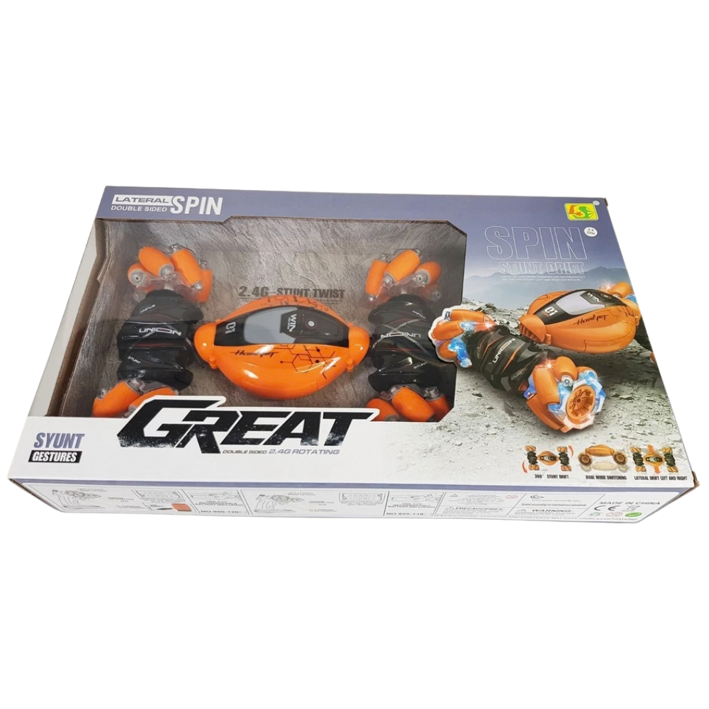Remote Control Stunt Car RC 4WD Gesture Control 360° Spin 1:16 Kids 8+