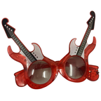 Led Flashing Electric Guitar Glasses Glow Light Party Eyewear for Club Events and Festivals