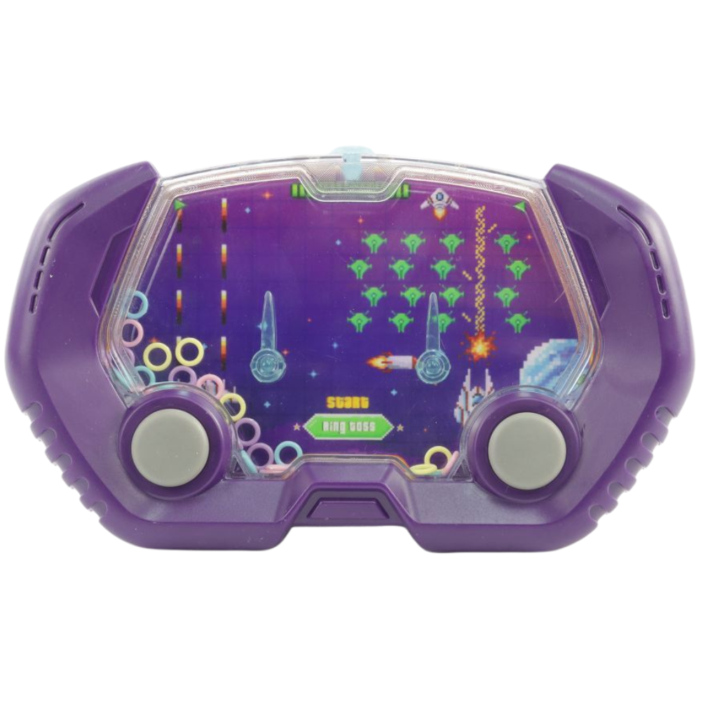 Retro Water Ring Toss Game Handheld Toy Classic Skill Game for Kids & Adults Age 3+