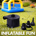 Abeec Inflatable Bouncy Castle for Kids 175cm Indoor Outdoor Garden Play Bouncer Activity Toy