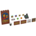 Lego Pub Bar Building Kit 228 Pieces City Modular Moc Custom Printed Accessories