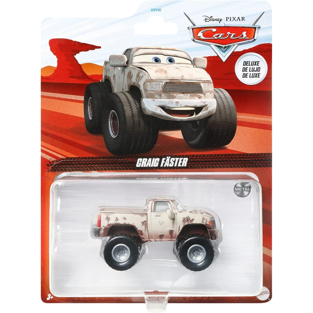 Disney Pixar Cars Deluxe Craig Faster 1:55 Scale Die-Cast Character Vehicle Toy Car