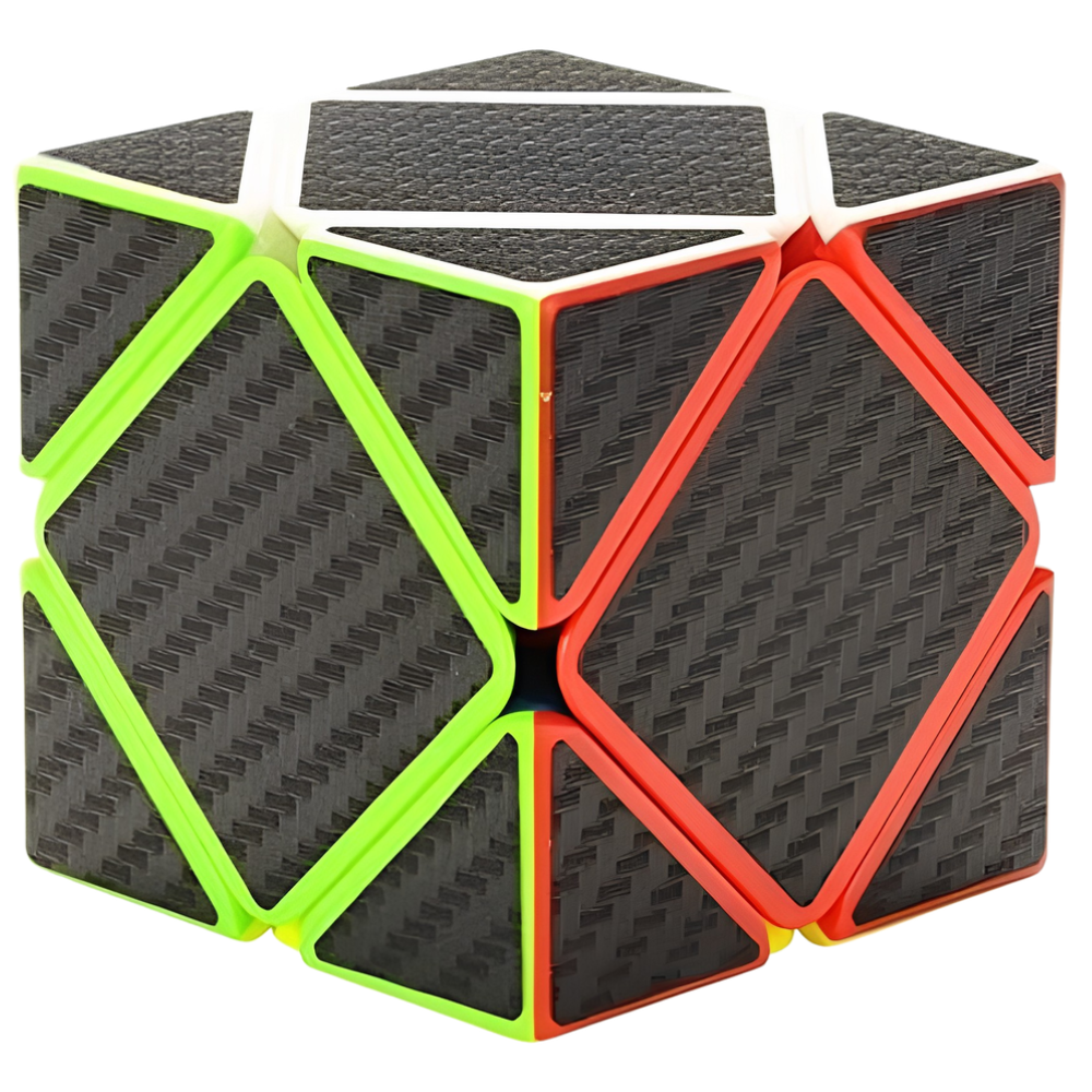 MoYu Skewb Cube Puzzle with Carbon Fibre Design Smooth Turning Magic Cube Toy for Kids Adults