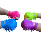 Spiky Gloves Set of 4 Stretchy Tactile Sensory Fidget Gloves Kids Adults