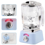 Kids Kitchen Appliances Toy Set Coffee Toaster Mixer Blender Pretend Play Food Blue Bundle