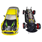 Remote Control Nissan Skyline GTR Drift Car RC 1:10 2.4GHz RWD LED Lights Kids 6+