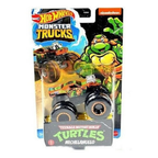 Hot Wheels Teenage Mutant Ninja Turtles TMNT Die-Cast Monster Trucks 1:64 Scale Set 3+ New