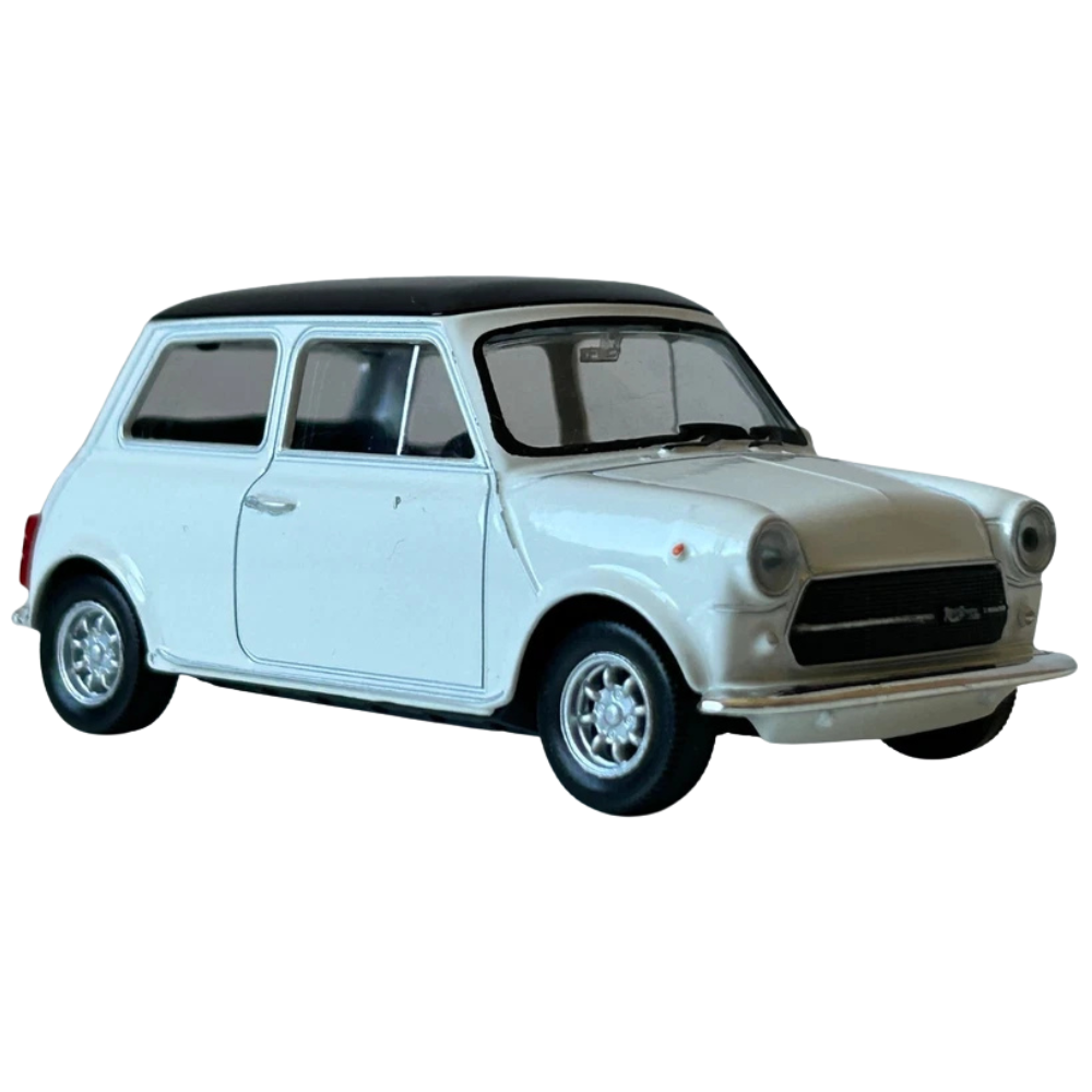 Welly Mini Cooper 1300 White 1:43 Scale Diecast British Classic Model Car Toy